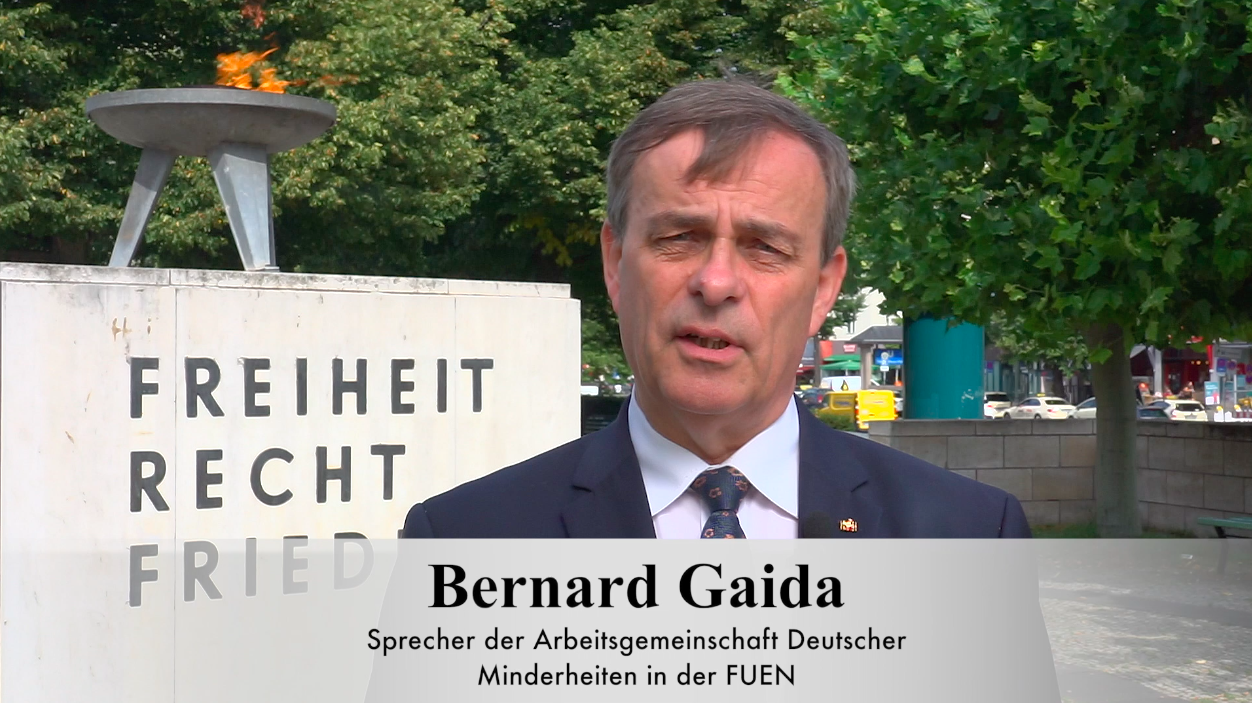 AGDM-Sprecher Bernard Gaida - Ansprache zum Tag der Heimat und zum Jubiläum der Charta der deutschen Heimatvertriebenen AGDM-Sprecher Bernard Gaida - Ansprache zum Tag der Heimat und zum Jubiläum der Charta der deutschen Heimatvertriebenen